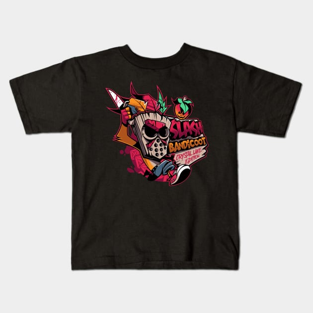 Slash Bandicoot Kids T-Shirt by JayHai
